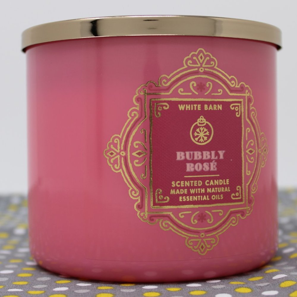 Bubbly Rose bath and body works candle